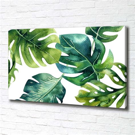 Sansibar Home Leinwandbild Tropical Leaves Wayfair De