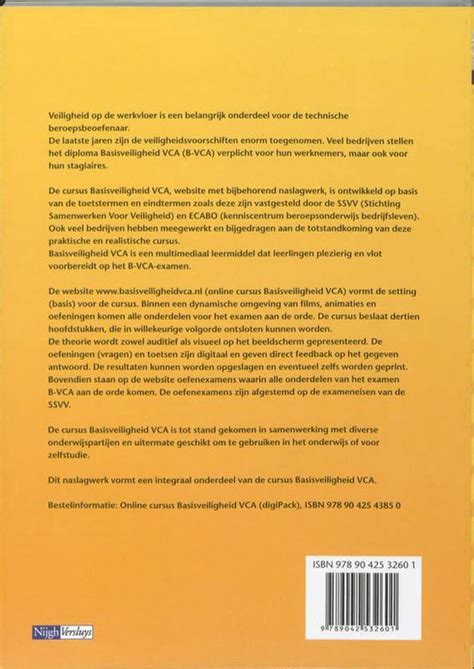 Basisveiligheid VCA Tekstboek 9789042532601 L D Van De Graaf