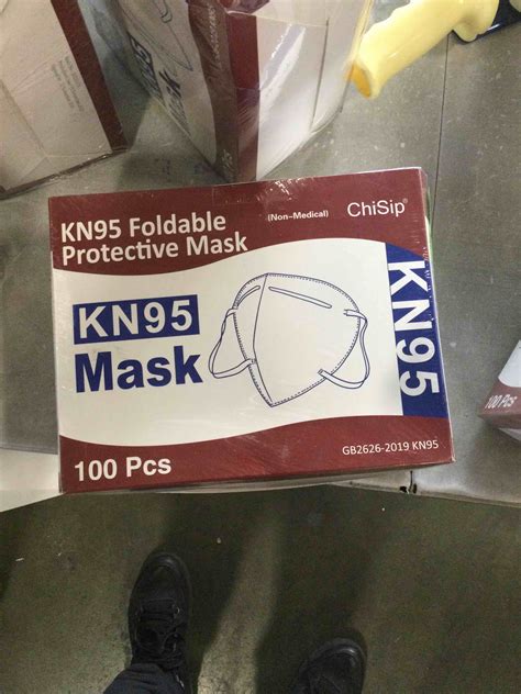 ChiSip KN95 Face Mask 100Pcs 5 Layer Design Cup Dust Safety Masks