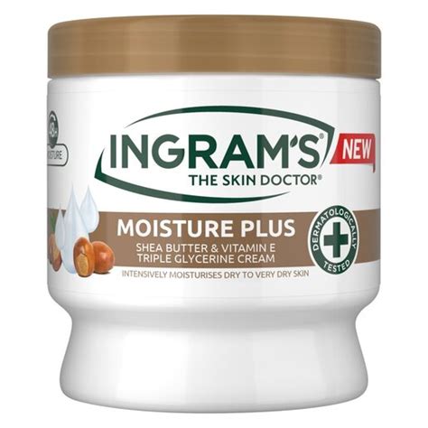 Ingrams Moisture Plus Shea Butter And Vitamin E Triple Glycerine Cream