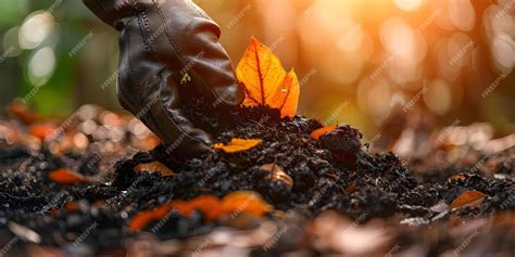 Premium Photo Developing Biochar From Waste For Sustainable Soil