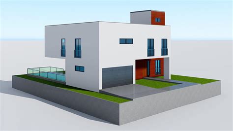 Modern House 16 3d Model By Virtual3d