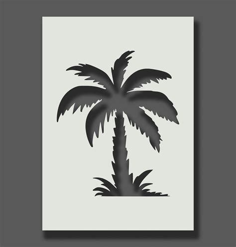 Palm Trees Stencils Reusable Stencils For Wall Art Home Etsy