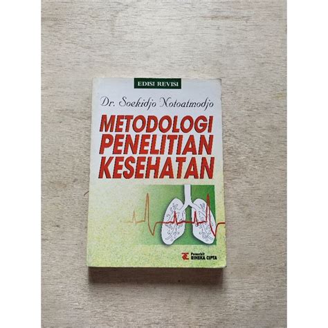 Jual Buku Bekas METODOLOGI PNELITIAN KESEHATAN Edisi Revisi Dr