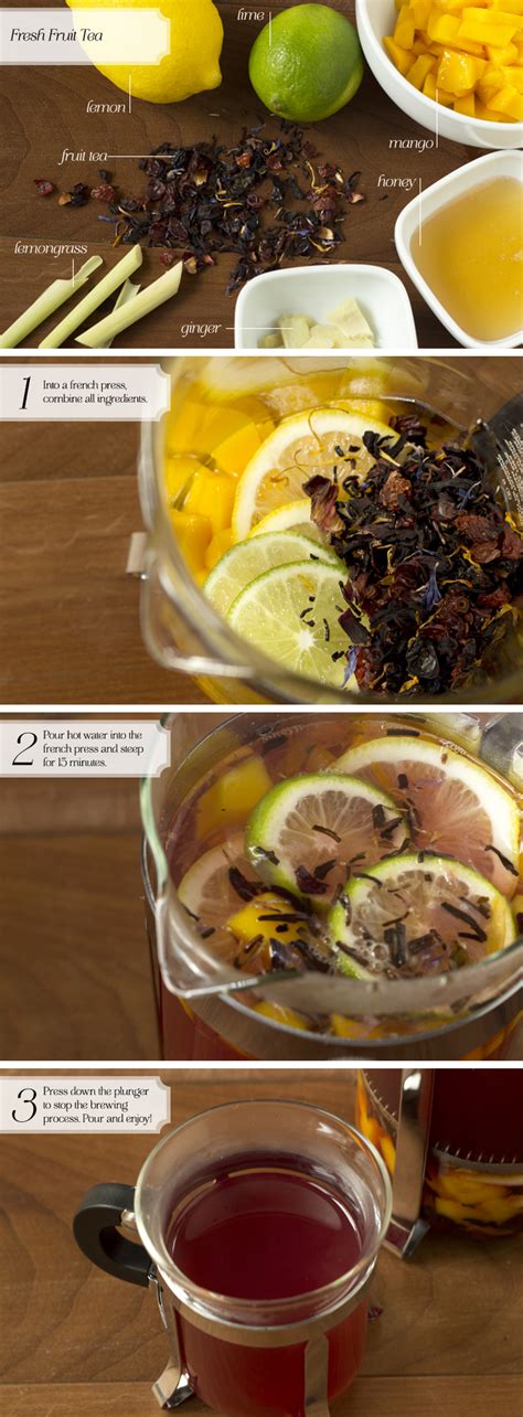 How to Make Fresh Fruit Tea - Oh, How Civilized