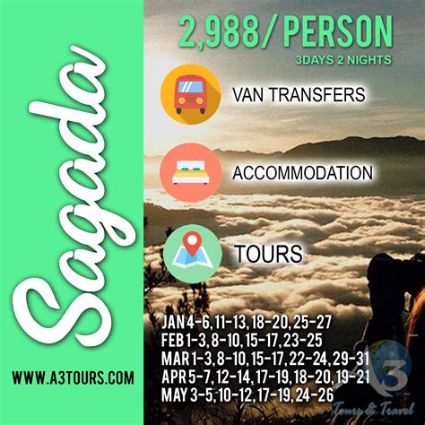 3d2n Sagada Banaue Baguio Tour Package ~ A3 Tours