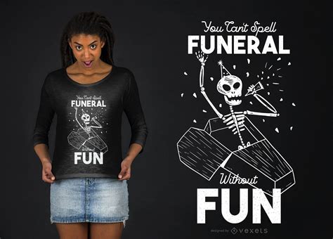 Funny Skeleton T Shirt Design Vector Download