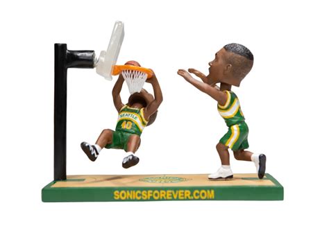 SHAWN KEMP GARY PAYTON Seattle SuperSonics Legends Alley Oop