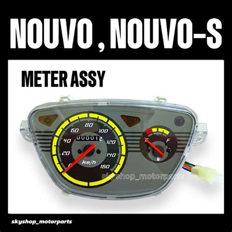 Nouvo Nouvo S Meter Assy Speedometer Yamaha Nouvos Nouvo V