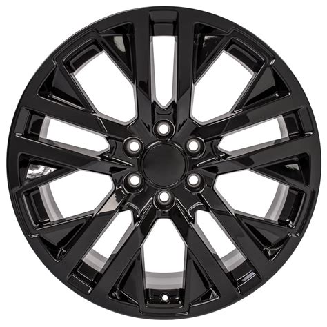 Black Chevy Tahoe Wheels - Black Replica Rims for Chevy Tahoe