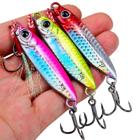 X Micro Butterfly Metal Jig Fishing Lure Bait Jigging Tuna Slow Lure