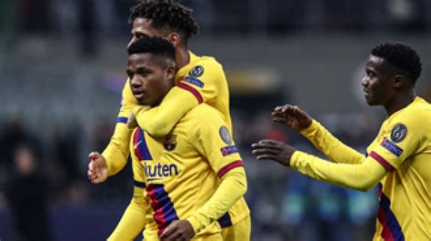 Le Prodige Du Barça Ansu Fati Devient Le Plus Jeune Buteur De L