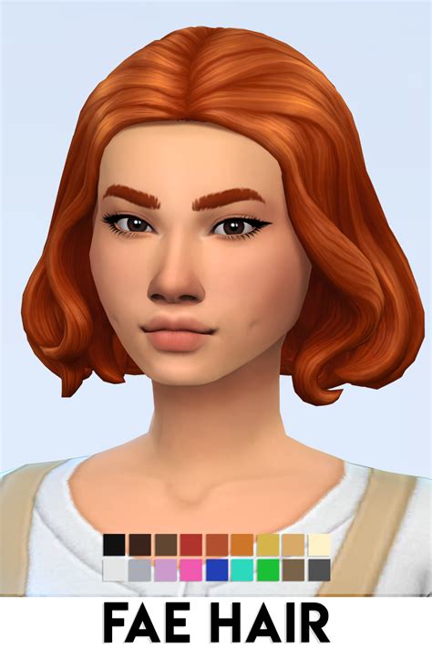 FAE HAIR BY VIKAI BASE GAME COMPATIBLE 24 EA ImVikai