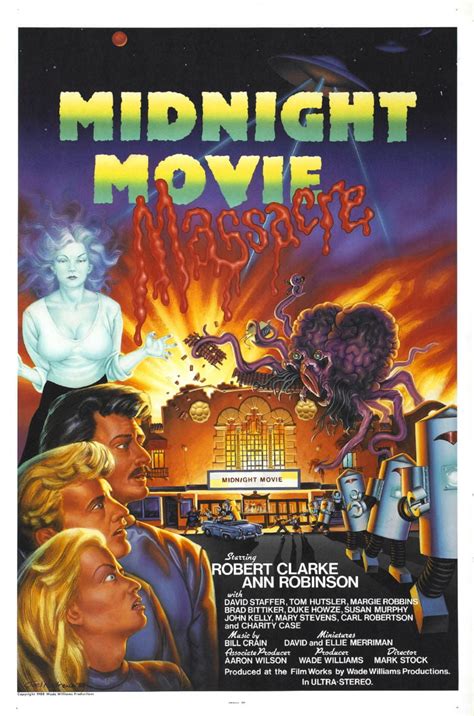 Midnight Movie Massacre Movie Poster Reprint 27Inx40In for any room 27x40 Square Adults Best ...