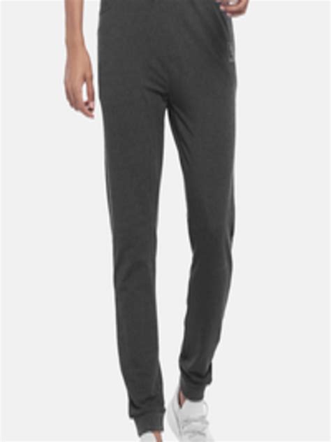 Buy Ajile By Pantaloons Men Charcoal Solid Slim Fit Joggers Track