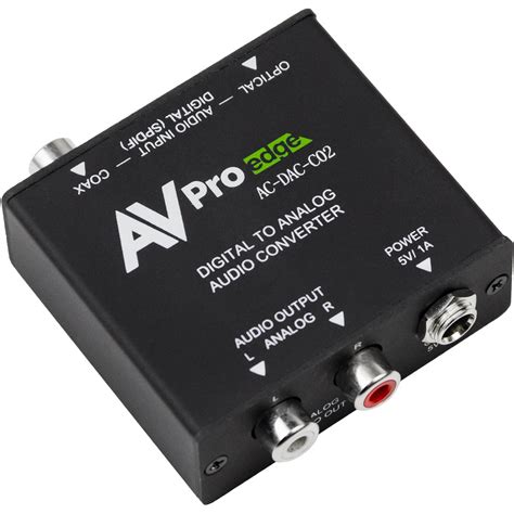 Avpro Edge Digital To Analog Audio Converter Ac Dac Co B H