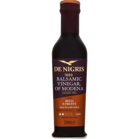 De Nigris Balsamic Vinegar Of Modena Bronze 35 250ml Compare