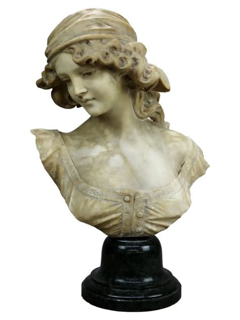 Antique Carved Italian Marble Classical Woman Bust Sculpture, Circa 1890 | Sculpture, Portrait ...