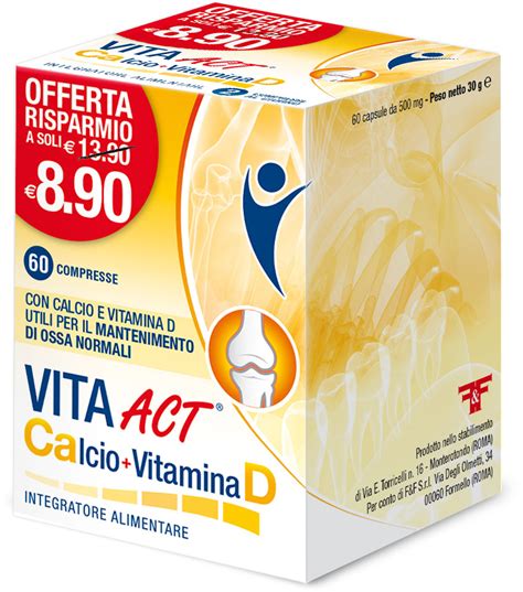 INTEGRATORE 60 COMPRESSE CALCIO E VITAMINA D PER IL MANTENIMENTO DI