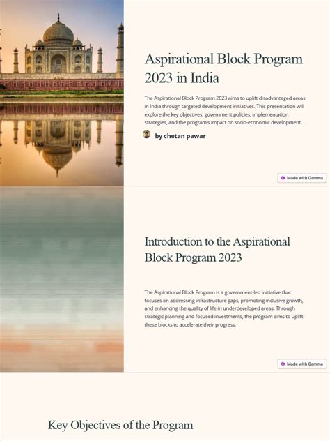 Aspirational Block Program 2023 In India Pdf Financial Inclusion