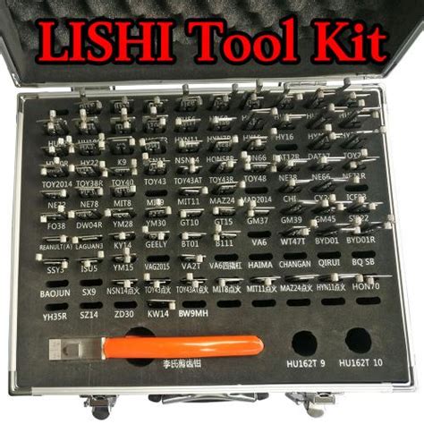 Original Lishi Tool Kit With Pieces In Auto Pick And Decoder