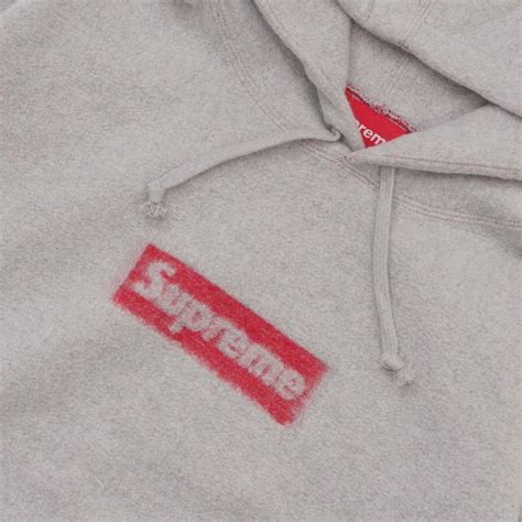 新品 シュプリーム Supreme Inside Out Box Logo Hooded Sweatshirt パーカー Gray グレー 灰色 211000831042 Swt Hoody