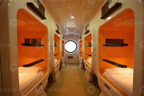 capsule hotel interior. 24594292 Stock Photo at Vecteezy