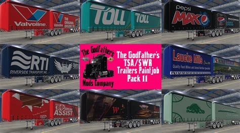 The Godfather S Tsa Swr Trailers Paintjob Pack V Mod Ats Mod