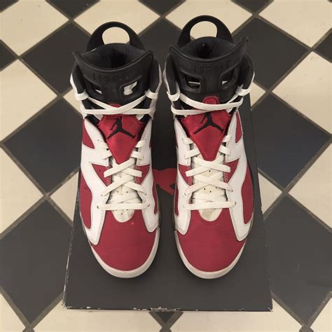 Air Jordan 6 “Carmine” Super clean uppers on these,... - Depop