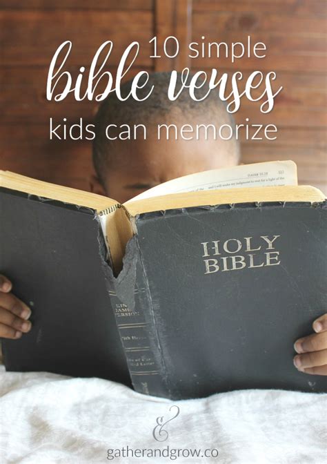 10-simple-bible-verses-kids-can-memorize » Gather & Grow