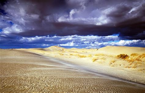 Foto Desierto Gris Cielo Arena Colina De Arena Dunas Nebraska