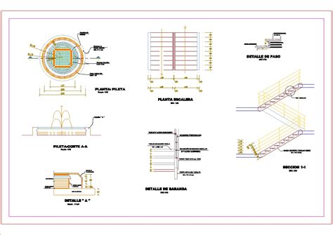 Gradas Y Una Pileta En AutoCAD Descargar CAD 97 8 KB Bibliocad