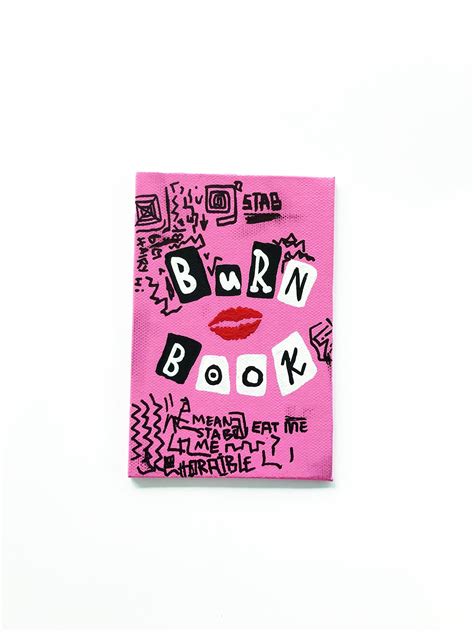 Mean Girls Burn Book Design