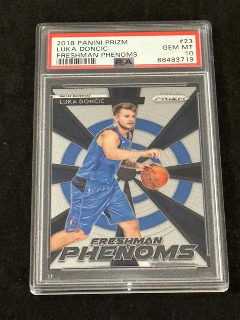 Lot PSA 10 Gem Mint 2018 19 Freshman Phenoms Luka Doncic RC