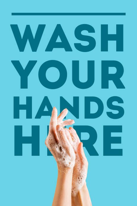 wash hand poster Template | PosterMyWall