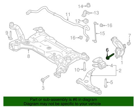 Genuine Ford Lower Control Arm Mount Bolt W716075 S442 EBay