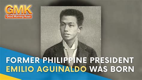 Former Philippine President Emilio Aguinaldo Was Born Today In