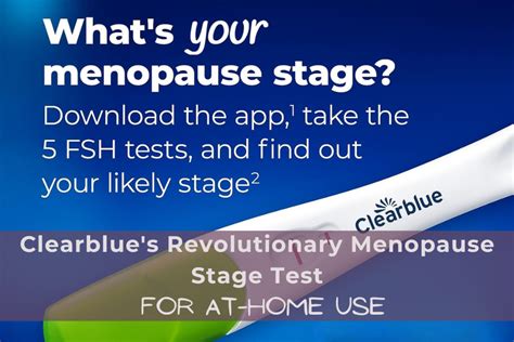 Clearblue S At Home Menopause Stage Test Empowering Women S Health