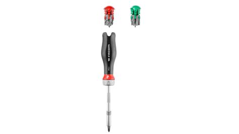 Facom Protwist ATCL 1A Bit Holder Ratcheting Screwdriver With 15 Bits