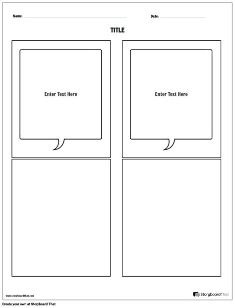 Plantilla De Tarjetas Didácticas 4 Storyboard Por Es Examples