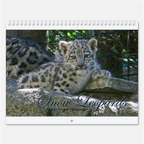 Snow Leopard Calendars | Snow Leopard Calendar Designs Templates for 2017-2018