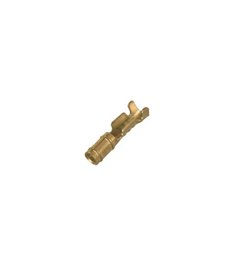 NAKED SNAP ON FEMALE CABLE LUG 3 96 2 5 BRASS806202 51