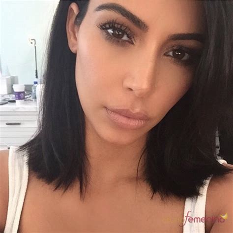 Kim Kardashian Selfies Con Pelo Corto