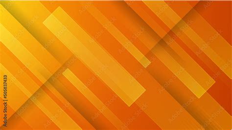 Abstract Yellow And Orange Warm Tone Background With Simply Curve Lines