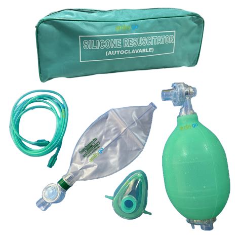 Ambygo Silicone Resuscitator Ambu Type Bag Adult Medzap