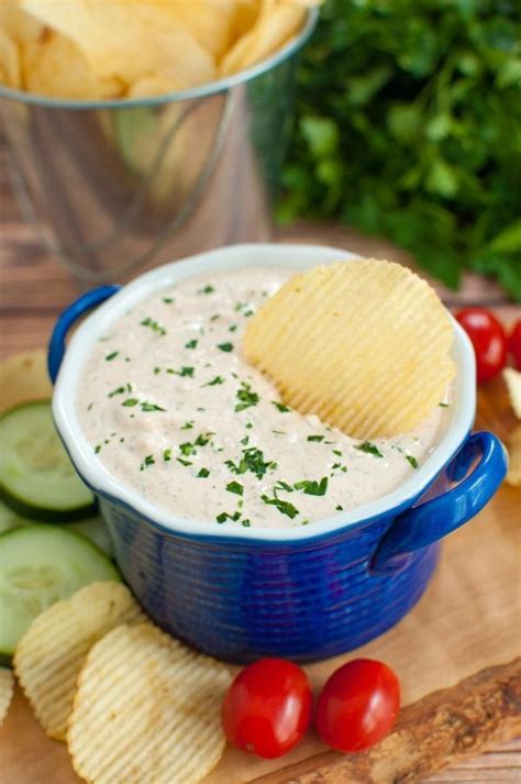 Easy Sour Cream Dip For Chips Or Veggies Dip Recipe Creations