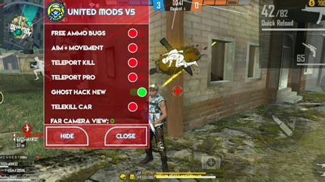 UNITED MODS V5 FF HEADSHOT WORK RANK CHEAT FF ANTI BAN TERBARU 2021