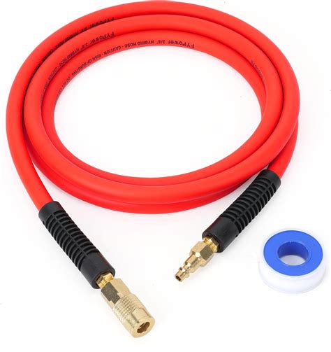 FYPower Air Compressor Whip Hose 3 8 Inch X 6 Feet Lead In Hybrid Hose