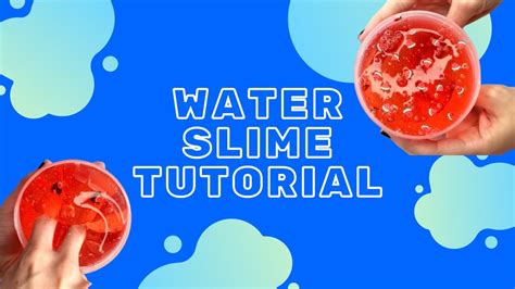 How To Make Water Slime Jiggly Water Slime Recipe Exposed Youtube