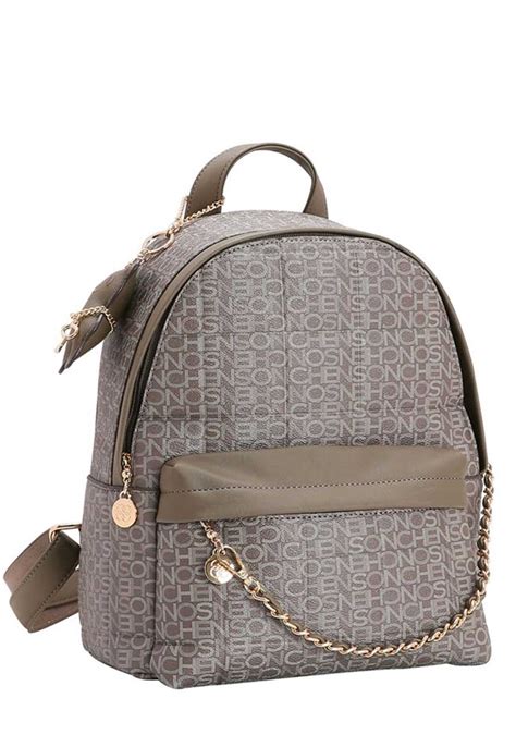 Mochila Chenson Monograma Matelasse Natural Berti Store